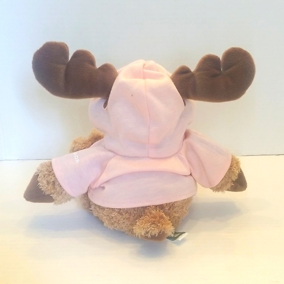 Roots Cottagecore Moose Pink Hoodie Plush - Collectible - Picture 8 of 10